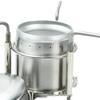 Outdoor Stainless Steel Alcohol Stove, Portable Liquid Fuel Camp Stove, Picnic Cookware Hot Pot