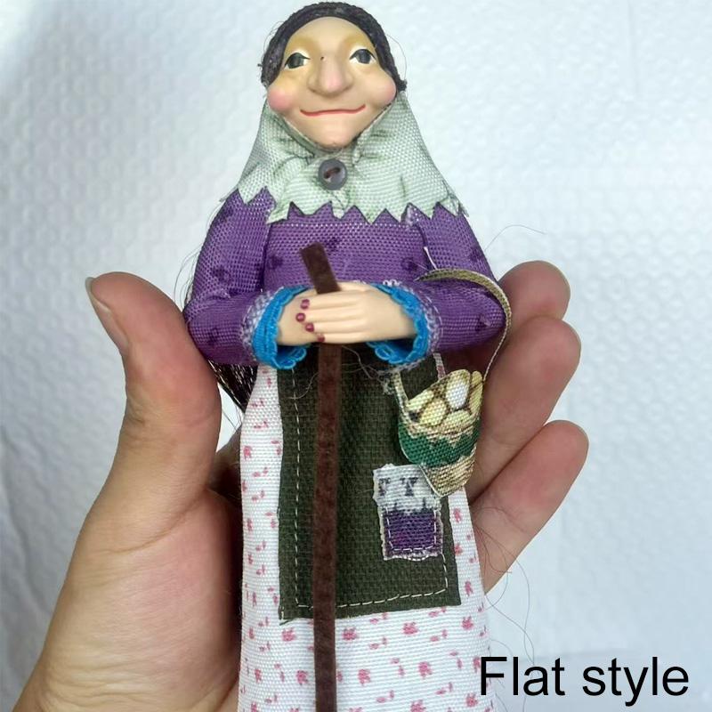 

1PC Hanging Decoration Kitchen Decor Good Luck Handmade Cooking Witch Statue Charming Witch Figurine Resin Kitchen Witch Doll A