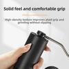 Manual Stainless Steel Coffee Grinder High Quality Portable with Double Bearing Positioning Italian Household Grinder