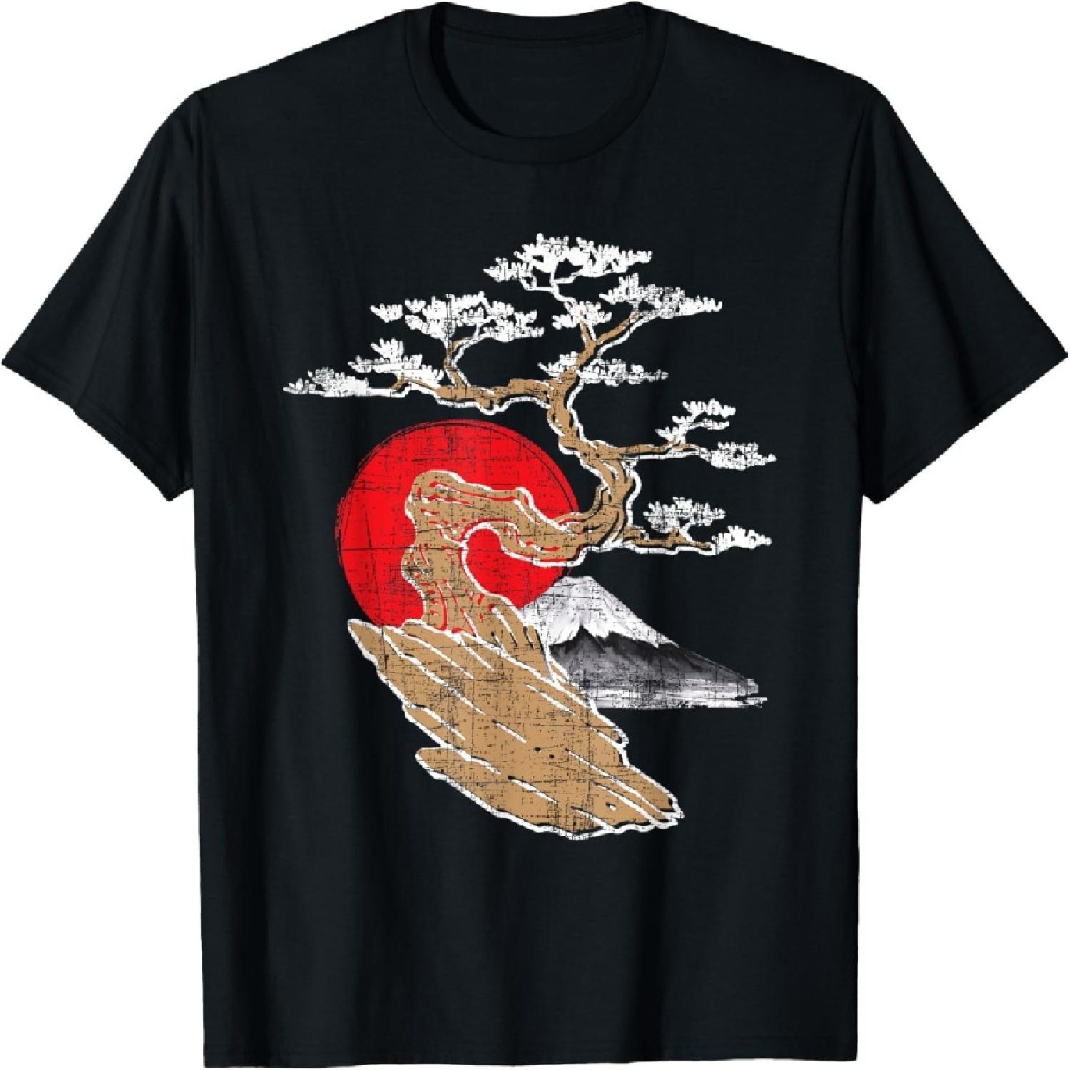 Japanese Bonsai - Gardener Tree Collector Buddhist Japanese T-Shirt S