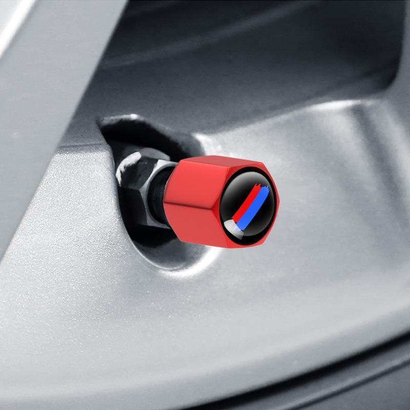 4PCS Universal Alloy Car Tire Wheel Rims Stem Air Valve Cap Cover For BMW SUBARU TOYOTA Chevrolet Mercedes Benz Volkswagen kuh7