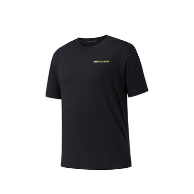 Champion Breathable Short Sleeve Knitted Shirt Men T-shirts Basic-Black 152620152-2