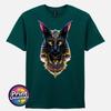 Bastet Cat Goddess T Shirt Egyptian Mythology Graphic Tee Fantasy Art Gift S2XL