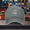 Legendary Retro Digital Pattern Baseball Cap Unisex Vintage Peaked Hat for Outdoor Travel Camping