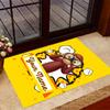 Curious Monkey Party Personalized Name Floor Mat Perfect for Bedrooms Study room Dormitory Playrooms Anti-slip Rug Decorate Offices