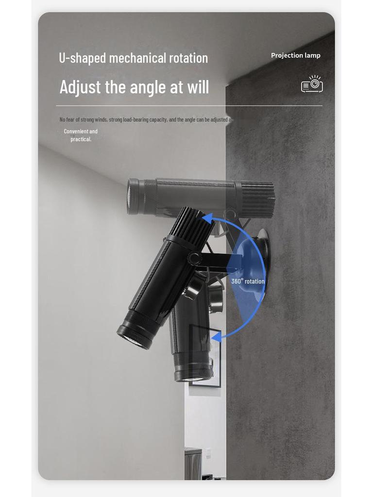 Wasserdichte Outdoor-LED-Projektionslampe für Schaufensterlogos