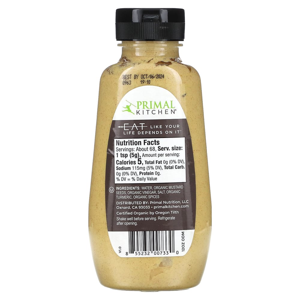 Primal Kitchen Dijon Mustard 340g (12oz)