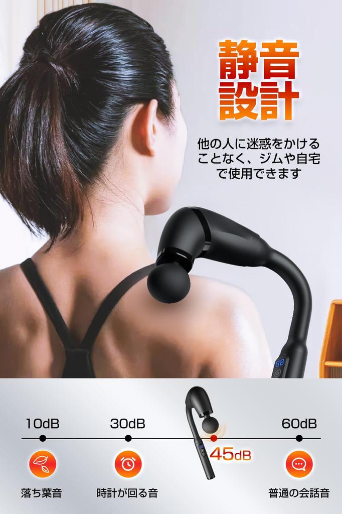 Ni Zmir Myofascial Release Gun Long Handle 10mm Deep 22 Intensity 4 Heads Handheld Myofascial Release Maximum 3500 4000mAh High Low LCD Perfect for