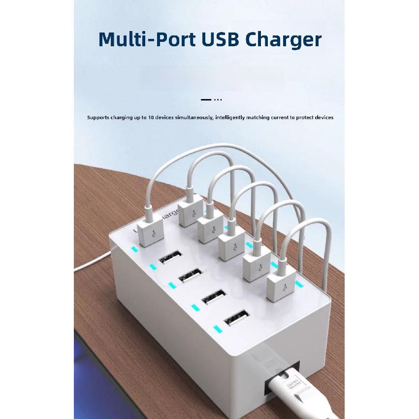 Earise | Multi-Function Multi-Port USB Charger 15 Ports