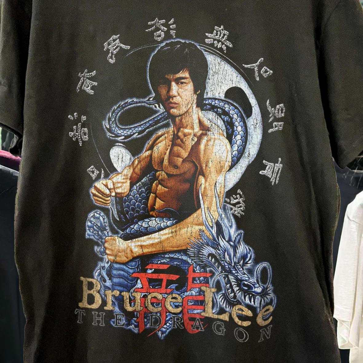 Bruce Lee The Dragon Promo T-Shirt Black XXL S