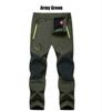 Pantaloni de drumeție din lână iarnă în aer liber Bărbați Camping Alpinism Trekking Ski Pantaloni