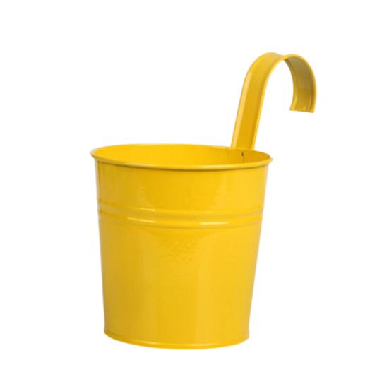 Flower Holder Bright Color Space-saving Sturdy Thickened Body Flower Holder for Courtyards