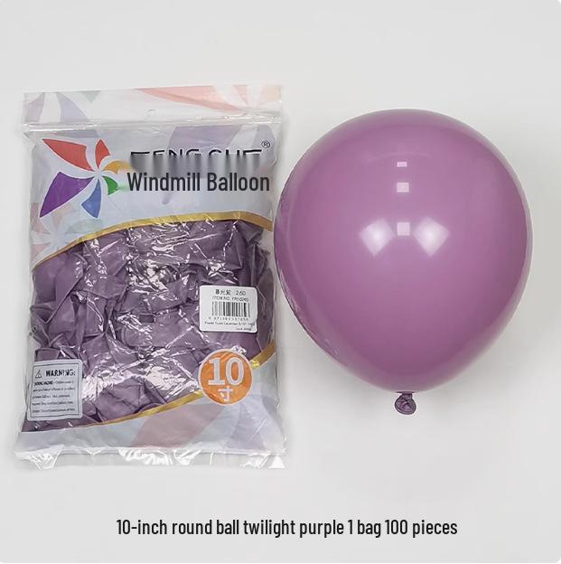 Windmill Pattern 10" Round Latex Balloons - Pack of 100 for Weddings & Birthdays