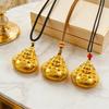 1pc 2026 Maitreya Pendant Statue Necklace Fashionable Women's Wealth Jewelry Gifts