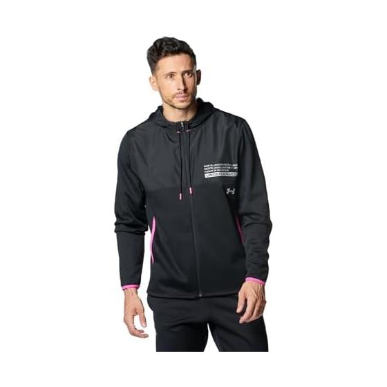 UNDER ARMOR Мужская толстовка с капюшоном UA Armor Fleece Max на молнии Training Fleece