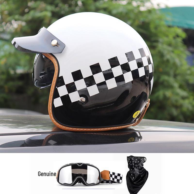 Unisex American Cruiser 3/4 Motorcycle Helmet