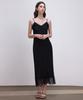 PLEATSMOOD Pleated Lace Slip Dress