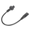 IEC320 C8 to IEC320 C5 Power Cord IEC320 C8 Male to C5 Female Cable Adapter for 3 Prong Laptop Power Adapters 100‑250V