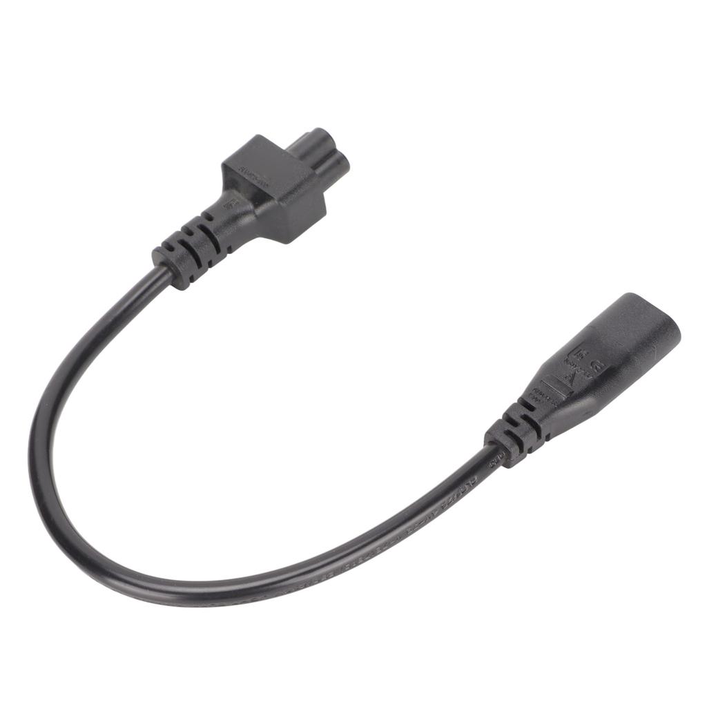 IEC320 C8 to IEC320 C5 Power Cord IEC320 C8 Male to C5 Female Cable Adapter for 3 Prong Laptop Power Adapters 100‑250V
