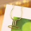 10pcs Gold Electroplating Metal Goblet Shaped Paper Clips Funny Cute Book S for   School Stationery