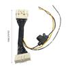 OBD2 OBD-II Male Connector Cable OBD Diagnostic Extension Cable Pigtail for