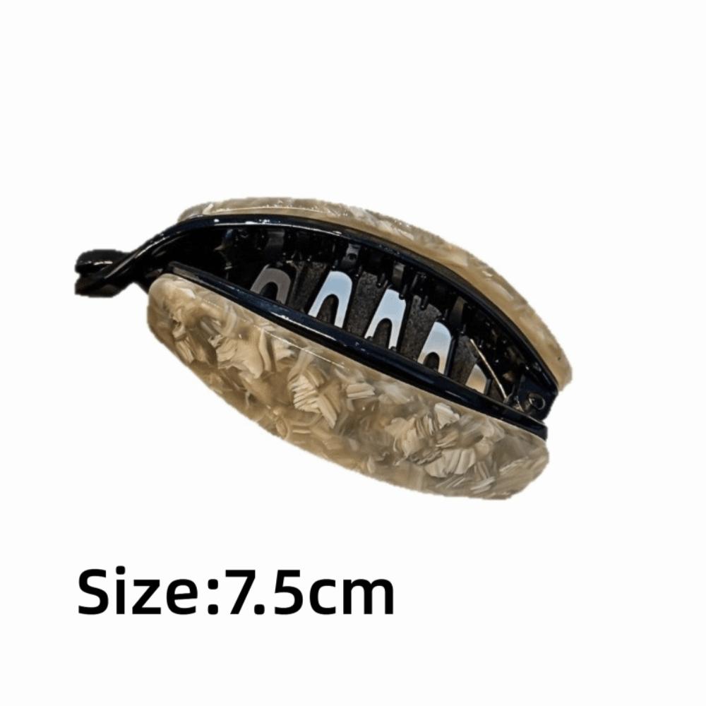 Curved Banana Shape Banana Hair Clip Spring Hinge Vertical Hair Clip Hair Claw Clip Half Up Styles