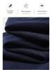 Men's American Retro Wide-Leg Patchwork Jeans - Fade-Resistant Loose Straight Leg Denim