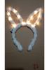 StellaLou Luminous Plush Rabbit Ear Headband & Hair Clip