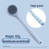Silicone Long-Handle Exfoliating Shower Brush & Back Scrubber