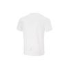 Li Ning Running Series Solid Color Reflective Crew Neck Short Sleeve T-Shirt Men Tops Standard-White ATSU199-2