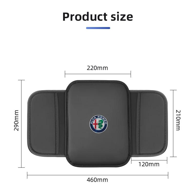 Samolepky na auto Pro Alfa Romeo Podložka do schránky loketní opěrky auta Úložná taška Pro Alfa Romeo 159 147 156 166 Giulietta Giulia Mito Stelvio