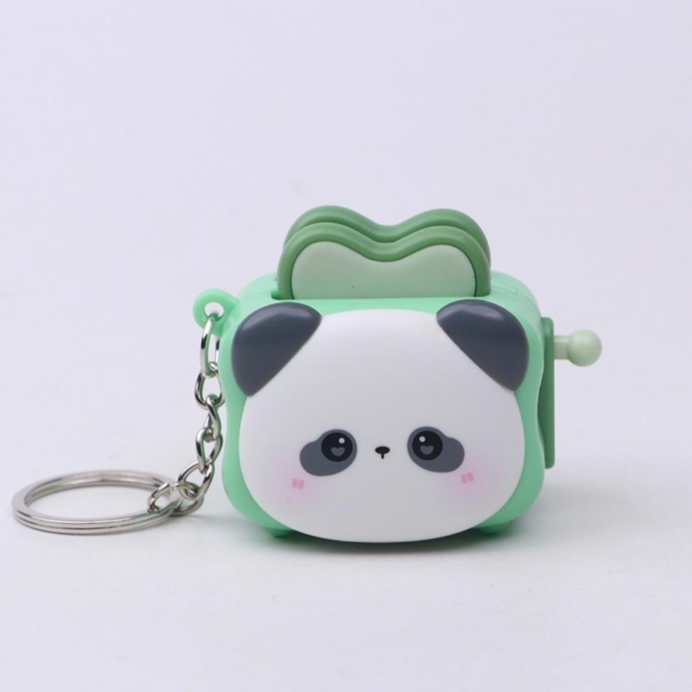 Panda Creative Keychain Cute Cartoon Mini Keychain Fashion Bag Pendant Toy  Gift