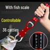 Fish Gripper Fishing Tool: Multi-functional Hook Remover Pliers with Scale for Large Fish.