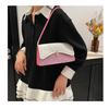 Large Capacity Splicing On The New Foreign Fashion Sequins Fashion Shoulder Armpit Small Square Bag for Women