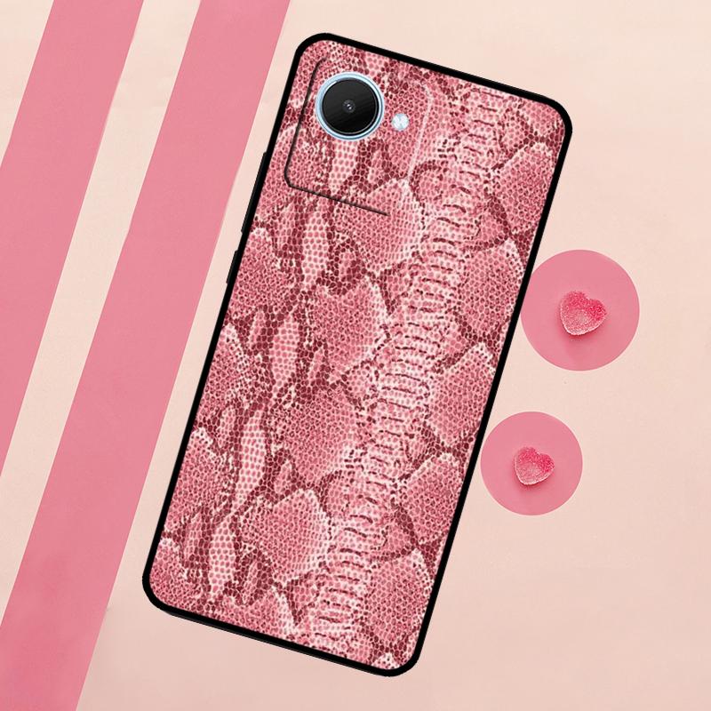 Snake Skin Print For Realme C71 C55 C53 C67 C75 C61 C33 C63 C51 C65 10 11 12 13 14 15 Pro Plus GT7 Pro Case