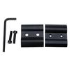 1Pc Metal Fixture QQ Clip 8 Word Bracket Metal Pipe Clamp Cable Clip Clamps Two 8 Word Clips 185 186 T2008 Black High Quality
