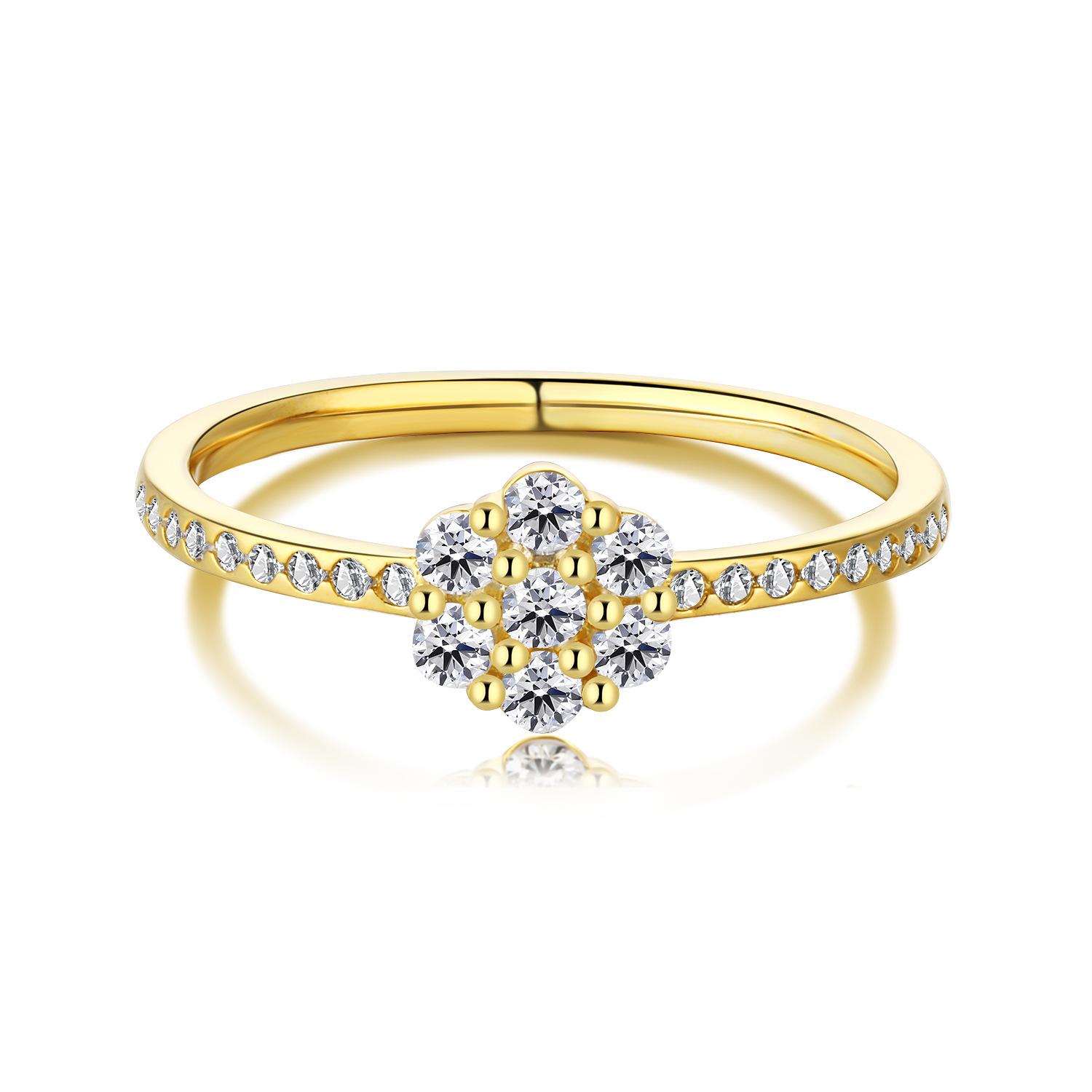 

Танцизное женское классическое кольцо из стерлингового серебра 925 пробы с цирконом, женские ювелирные изделия, свадебное обещание, подарок для вечеринки 9 золотой