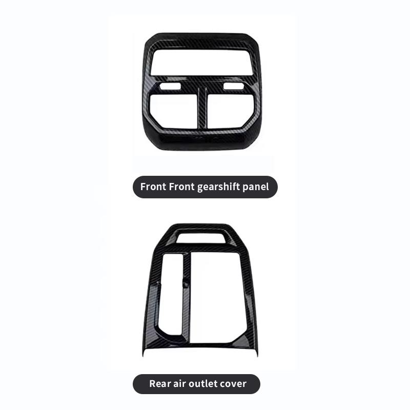 For BMW ix IX40 IX50 M60 -2025 Car carbon fiber rear air conditioner out of trend protection interior decorative accessori