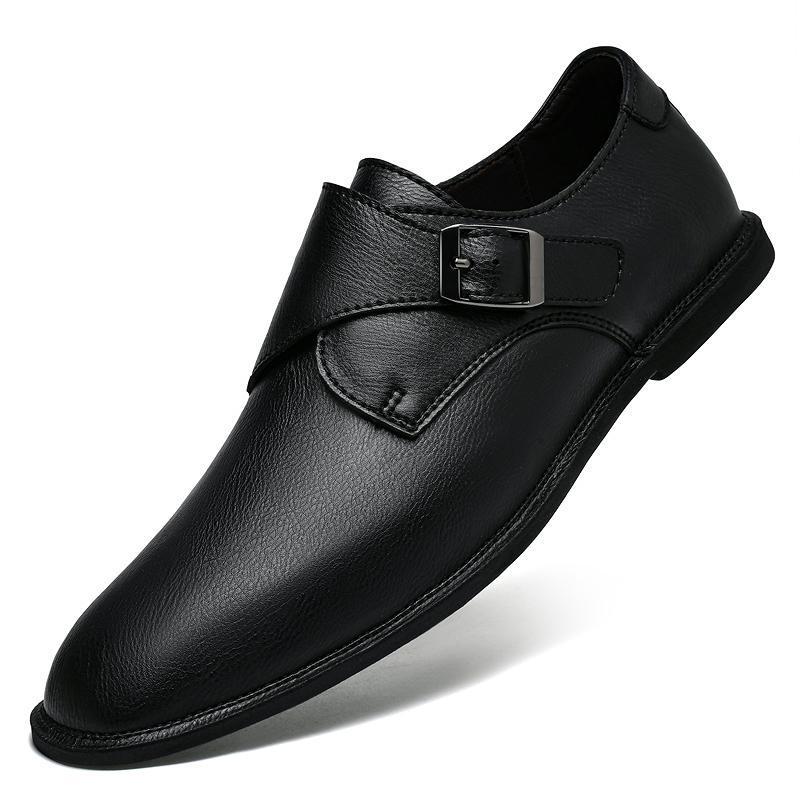 Men s Soft Leather Slip-On Loafers - Versatile Business Casual & Driving Shoes for Spring 46
