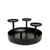 Four-Head Christmas Wreath Metal Candle Holder for Dining Table