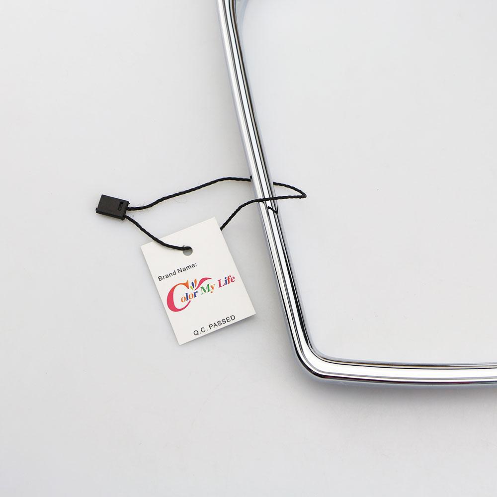 Color My Life Chrome Car Rearview Mirror Protection Cover Rain Visor Stickers for Jeep New Compass 2017- Renegade