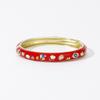 Enamel Vintage Cloisonne Bangle Traditional Chinese Chinese Flower Bangle Ethnic Classic Women's Hand Bracelet Jewelry Gifts