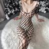 Žhavé síťované body Body bez rozkroku Porno punčochové kalhoty Ženy Spodní prádlo Dámy Bodypunčochy Síťované Erotické kostýmy Noční kluby Sexy spodní prádlo