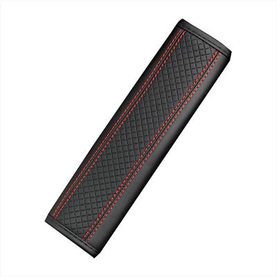 Car Accessories Seat Belt Pu Leather Safety Belt Shoulder Cover Breathable Protection Seat Belt Padding Pad Auto Interior Access