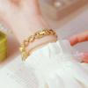 Women's Watch Light Luxury Brand Green Jade Jade Crystal Bracelet Versatile Female Fashion Bracelet Quartz Clock Watches