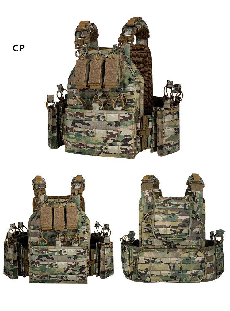 Outdoor Tactical Multifunctional Quick Release JPC Modular Vest for Military, Camping, and Combat Enthusiasts