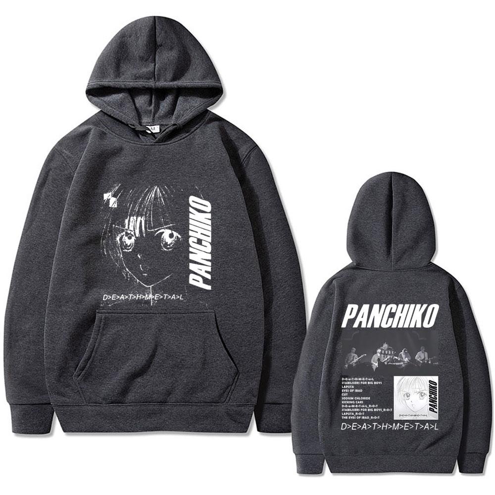 Rock Band Panchiko Album Graphic Hoodie Women Gothic Vintage Oversized Sweatshirt  Women Fleece Hoodies