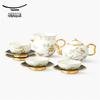 Yongfengyuan Madame Porcelain Pomegranate Garden 12-Piece Tea Set