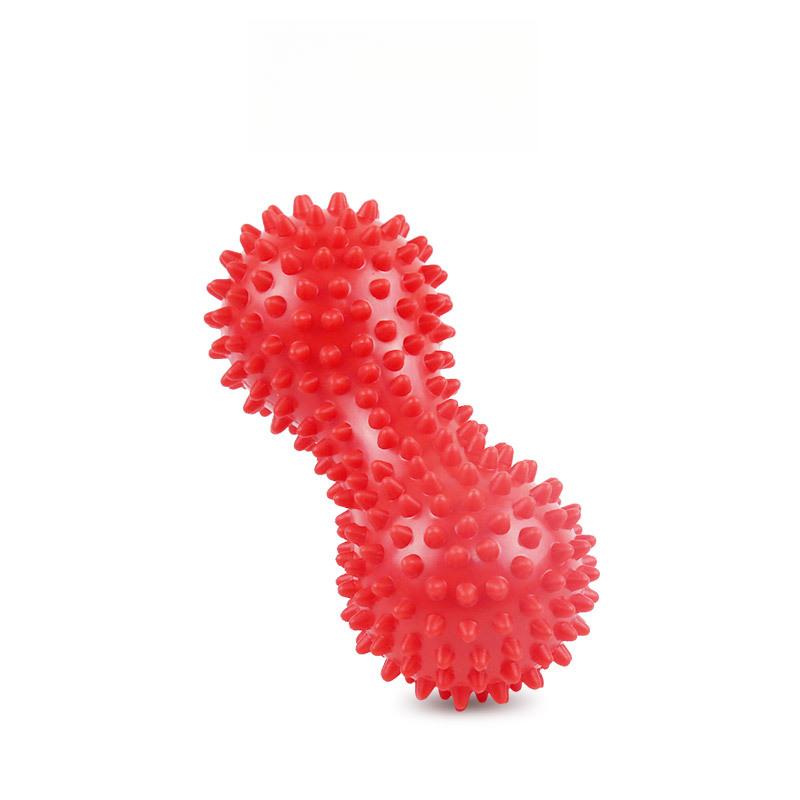 PVC Peanut Massage Ball for Muscle Relaxation Yoga Fitness Mini Hedgehog Ball Fascia Release Tool average size