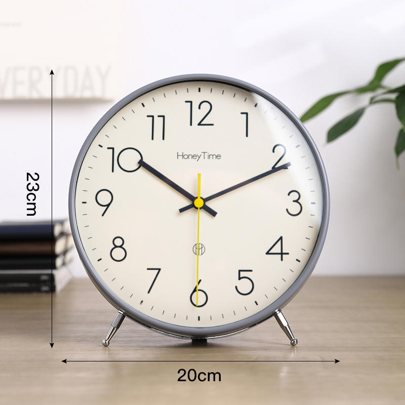 Modern Simple Pendulum Clock Living Room Desktop Clock Home Desktop Fashion Clock Sitting Clock Table Clock